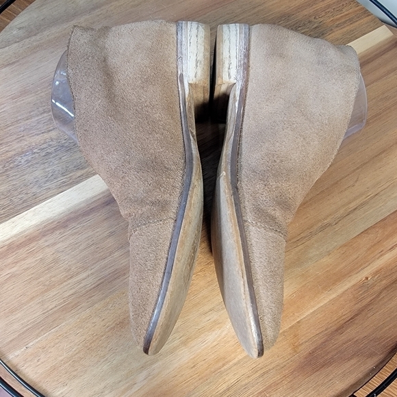 Free People Royale Suede D'orsay Pointed Toe Booties Flats Size 36.5 - Picture 11 of 17